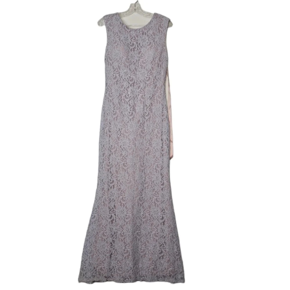 Onyx Nite Women's Lavander Prom Dress Lace Size 8